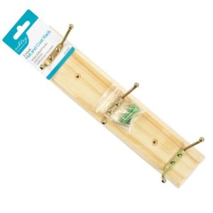 Hat & Coat Rack 3 Hook P/Mah